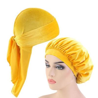 China Durags de terciopelo y bonetes para dormir en venta