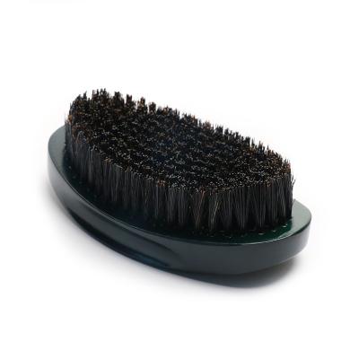 Chine Brasserie à vagues incurvées 360 personnalisées à manche en bois pour brosses de sanglier outil de coiffure pour hommes à vendre