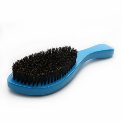 China Customized Logo Wood Boar Bristle Brush Abeis Professional Brush for 360 Curved Waves for sale