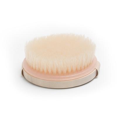 China Cruelty Free Fiber Bristle Brush Massage Brush For Body Cellulite Exfoliating for sale