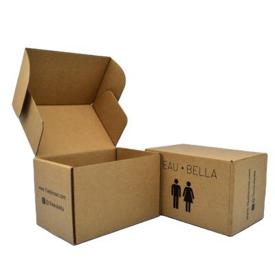 China Recycled Materials Wholesale Custom Printed Unique Corrugated Custom Shipping Boxes Logo Cardboard Mailer Box for sale