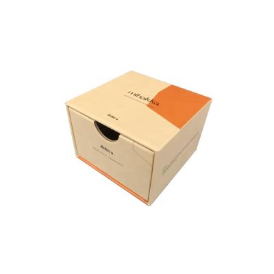 China Biodegradable Matte Laminated Cover Drawer Gift Small Cardboard Box , Custom Size Logo Printed Slip Paper Boxes for sale