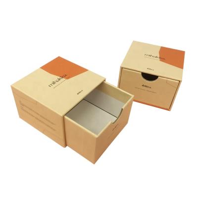 China Biodegradable Greyboard Small Cardboard Contract Packaging Gift Box, Drawer Printing Skin Care Cream Paper Boxes for sale