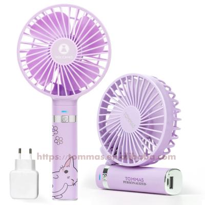 China 2021new Hotel Arrival For Summer 1500mAh Large Capacity USB Multifunctional Mini Rechargeable Foldable Battery Fan for sale