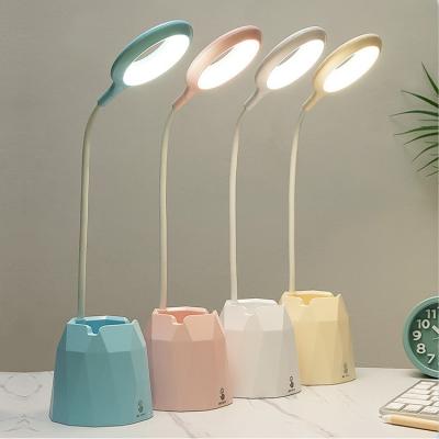 China Factory Price Modern Wholesale Multifunctional Desk Lamp Led Pen Stand Folding Touch Control Phone Stand Learning Lamp Custom Logo for sale