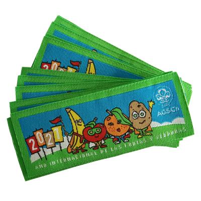 China WL0051 Sustainable No Min Premium Full Silicone Woven Plastic Labels Manufacturer China for sale