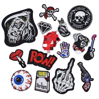 China EM0011A New Fashion Viable Price Full Body True Soft Touch Iron On Embroidered Patches Supplier In China for sale