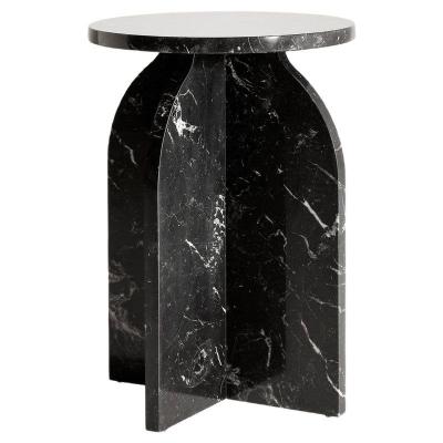 China (Size) High Quality Adjustable Rendered in Italy Modern and Contemporary Marble Coffee Table with Black Marble Ready for Export for sale