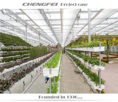 China ChengFei Structure Hydroponics Tower Solid Indoor Vertical Garden Aeroponic System Tower Hydroponic System for sale