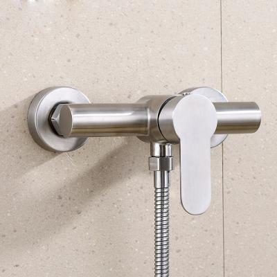 China Lead Free Slide Bar OEM Wall Mount Shower Mixer Tap In SS304 for sale