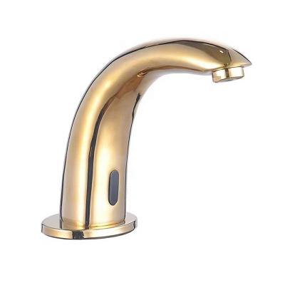 China Metered Faucets Step Down Faucet Gold Sensor Shut Off Temperature Control Automatic Faucet Sensor Faucet for sale