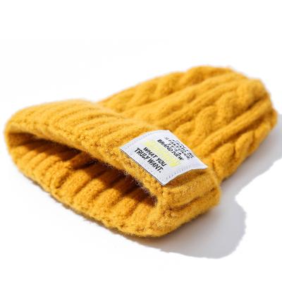 China JOINT Knitted Baby Kids Knit Slouch Toddler Custom Beanie Hat for sale