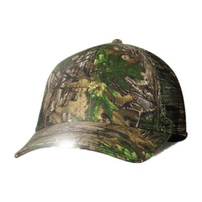 China Picture Customized Hat Outdoor Camouflage LED Lighted Hat Baseball Cap for sale