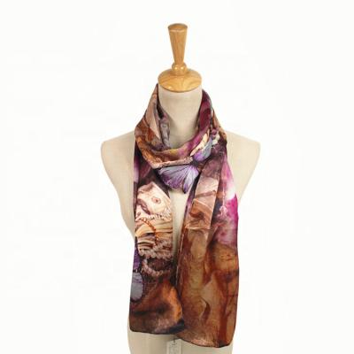 China Wholesale High Quality Square Scarf 100%Silk Digital Printed Scarf for sale