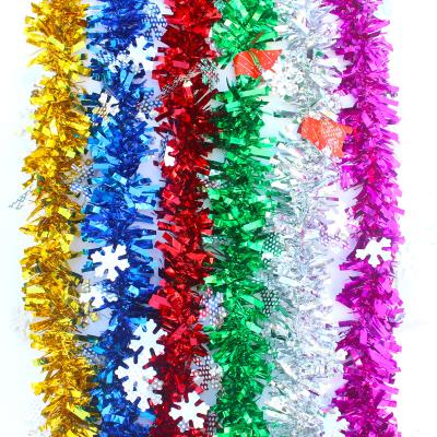 China Festival Paper Decoration Hot Sale Glitter Garland Colorful Garland Party Supplies Wedding Christmas for sale