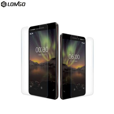 China Cell Phone 9h 2.5d Crystal Clear Tempered Glass For Mobile Phone For Nokia 6 2018 Screen Protector Factory Sale Price for sale