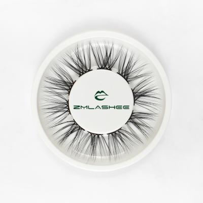 China Free Sample 3D Natural Faux Mink False Silk DIY Lash Extensions Pre Cut Segmented Eyelashes USA Warehouse for sale