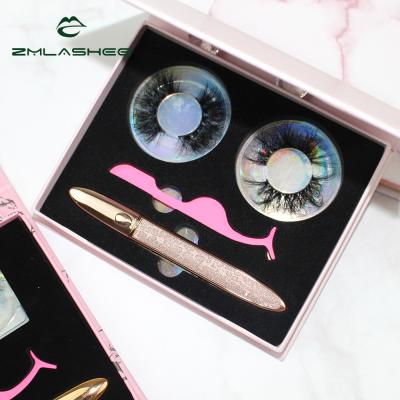 China Custom Logo Lash Wholesale Private Box Private Label Discount Packaging 25MM 3D Mink False Eyelash Vendor With for sale