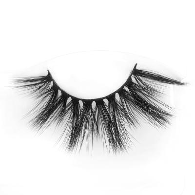 China 3D Strip Natural Faux Vegan Mink Eyelashes Synthetic False Lashes Wholesale Manufacture for sale