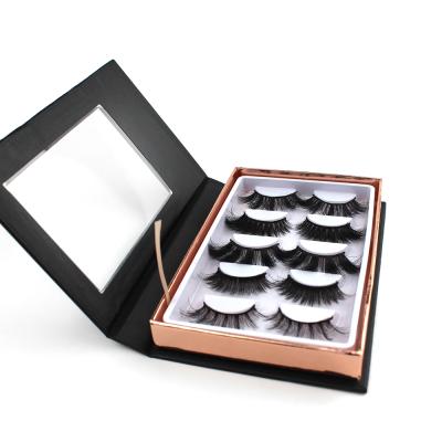 China 100% Natural 3d Real Mink Eyelashes With Mink Eyelash Set High End Lash Glue Pen Package Packs for sale