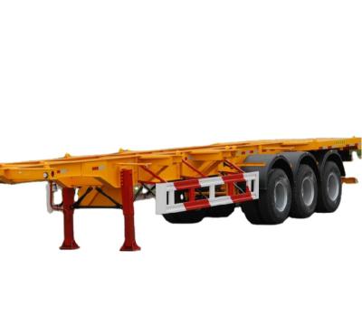 China Factory 40ft45ft JIANXING truck trailer skeleton container hot sale skeleton trailer 2 or 3 axles semi trailer brand new cargo semi trailer for sale