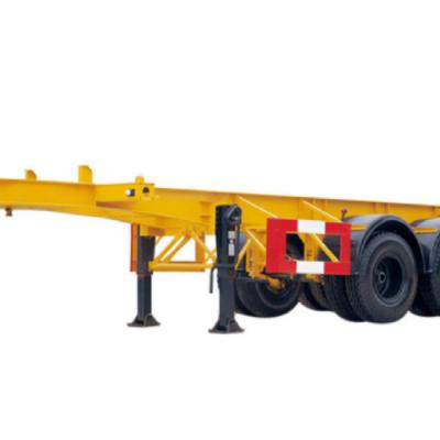 China China Manufacture Loader Trailer Truck Skeleton Trailer 20ft 40ft Skeleton Trailer Container Truck for sale