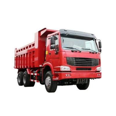 China Best Selling Truck Trailer Red Howo371HP 6*4 New/Used 10 Wheel 30 Ton WD615.47 Howo Tipper Truck Mining Dump Truck Special Price for sale