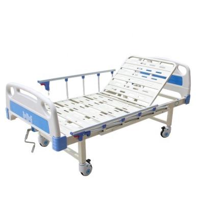 China Metal CE&ISO Approved ABS Manual One Function Medical Clinic Bed Hospital Bed for sale