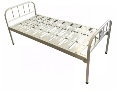 China Metal/stainless steel medical care manual bed one crank hospital bed for sale