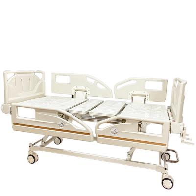 China Medical Equipment 3 Metal Crank Medical Bed 3 Functions ICU Manual Hospital Hospital Bed for sale