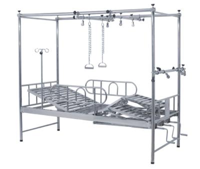 China Orthopedica Medical Bed Metal Stainless Steel Triple Function Traction Bed for sale