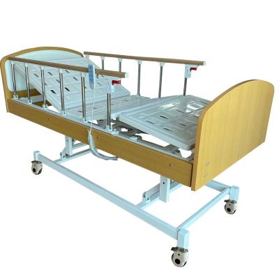 China 3 Function Home Care Wood Electric Bed Metal Nursing Home Adjustable Care Bed For Elder for sale