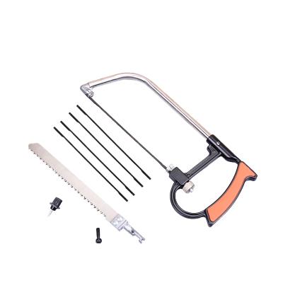 China Garden 7 in 1 Mini Orange Rubber Non-Slip Handle Magic Hand Saw for sale