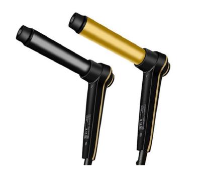 China Gold 7Shape Curling Wand Curling Hair Curler Ceramic Ceramic LCD Hair Curler Set for sale