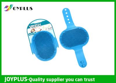 China Hand Held Rubber Pet Brush Dog Grooming Brush Multi Function PC0350 for sale