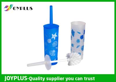 China Plastic Bathroom Cleaning Items Round Toilet Brush Easy Cleaning HT1065 for sale