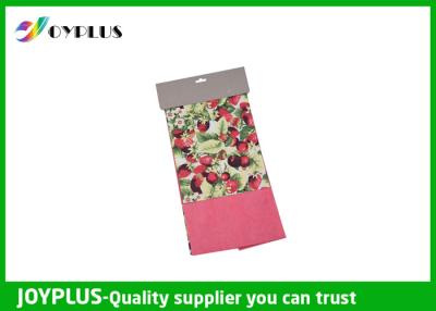 China Non Woven Microfiber Cleaning Cloth Wth Printed Pattern Customized Color / Size for sale