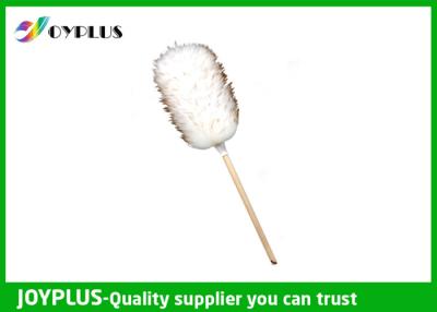 China Lovely Dust Stick Duster Lambswool Floor Duster With Straight Wooden Handle for sale