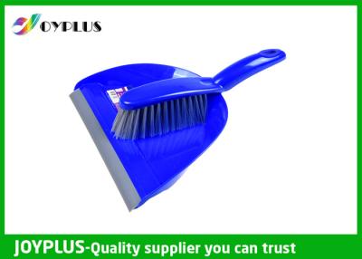 China Blue Household Cleaning Brushes Sweeping Brush And Dustpan Multi Purpose Easy Operation for sale