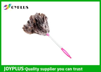 China Household Feather Dusters Cleaning , Feather Duster Ostrich With Stainless Steel Handle for sale