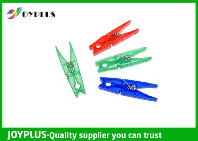 China Portable Extra Strong Clothes Pegs Plastic For Laundry PP / TPR Material for sale