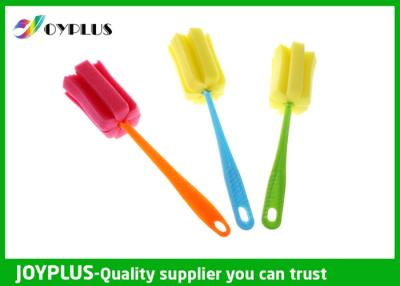 China Multi Colors Home Cleaning Tool Bottle Sponge Brush OEM / ODM Available for sale