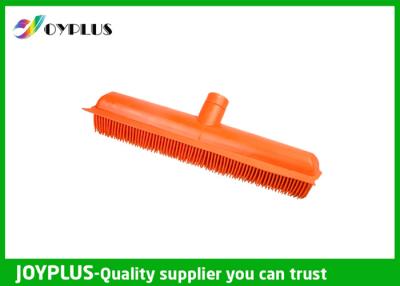 China Orange Color Garden Cleaning Tools Rubber Broom Head Durable HG0610-H for sale