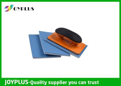 China Customized Color Home Cleaning Tool Melamine Cleaning Sponge Set With Handle for sale