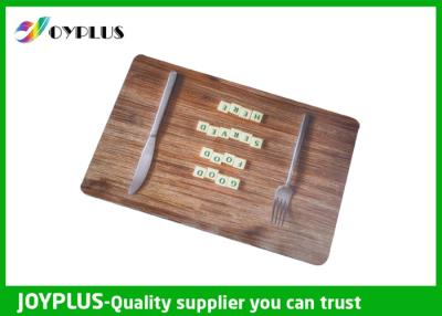 China Esteras de tabla de madera económicas de Placemats para colores del sitio de la cena los diversos en venta