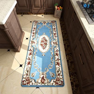 China Home Hallway Woven Blanket Skin-Friendly Non-Slip Washable Floor Kitchen Bathroom Room Interior Area Long for sale