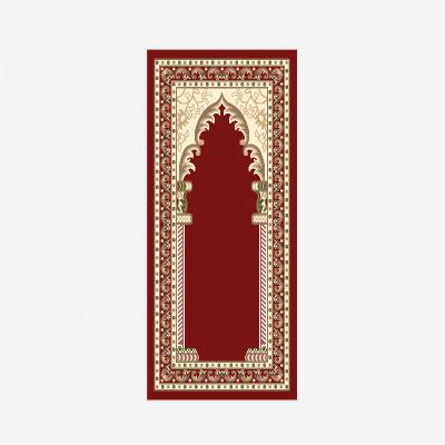 China High Quality Luxury Designed Residential Muslim Carpet Rug Prayer Rug Hot Selling Washable for sale