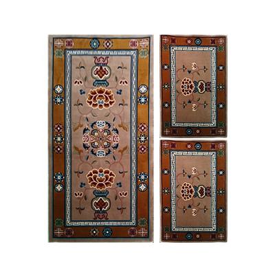 China Mosque Washable High Quality Soft Exquisite Blanket Wool Tibetan Muslim Prayer Rug for sale