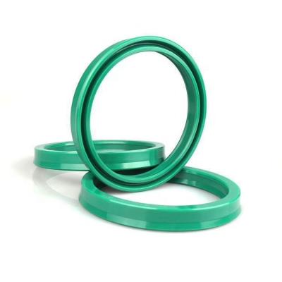 China PU DHS excavator spare part hydraulic cylinder red blue sealing ring DHS wiper oil seals pu for sale