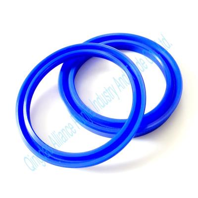 China Pu oil resistance DHS UHS UN 55*63*10 blue hydraulic seals for sale